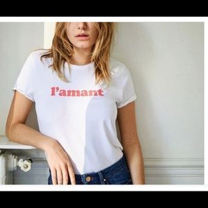 NWT Sézane L’amant T Shirt